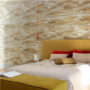Casadeco|Abstract wood effect wallpaper, ideal for a modern bedroom|Wood Imitation 2