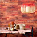 Elitis|High-end anthracite grey wood-effect wallpaper|Wood Imitation
