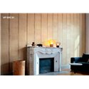 Elitis|Papier peint haut de gamme lin naturel gris clair|Imitation Tissu