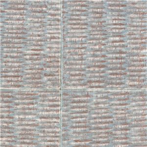 Elitis|Papier peint turquoise à texture artisanale en osier|Papier Peint