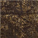 Elitis|Brown wicker-effect wallpaper, rustic elegant style|Wallpaper