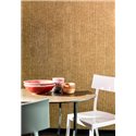 Elitis|Papier peint marron doré à texture luxueuse d’osier|Papier Peint