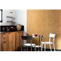 Elitis|Papier peint marron doré à texture luxueuse d’osier|Papier Peint
