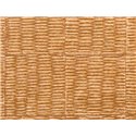 Elitis|Brown-gold wallpaper with luxurious wicker texture|Wallpaper