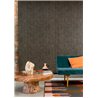 Elitis|Dark-toned wicker wallpaper with sophisticated air|Wallpaper
