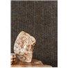 Elitis|Dark-toned wicker wallpaper with sophisticated air|Wallpaper