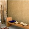 Elitis|Korboptik-Tapete, gold und bronze, ethnischer Stil|Tapeten