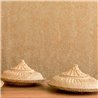 Elitis|Korboptik-Tapete, gold und bronze, ethnischer Stil|Tapeten
