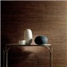 Elitis|Silk-effect wallpaper in Japanese style, dark brown|Wallpaper