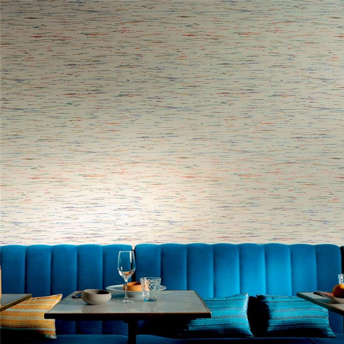 Elitis|Papel pintado textura efecto seda blanco|Papel Pintado