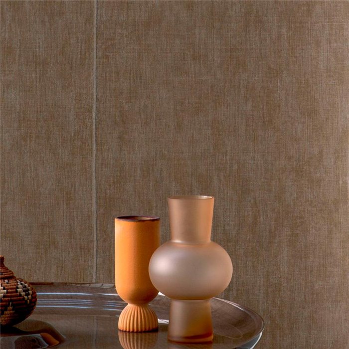 Elitis|Papel pintado rafia marrón con textura alta gama|Papel Pintado