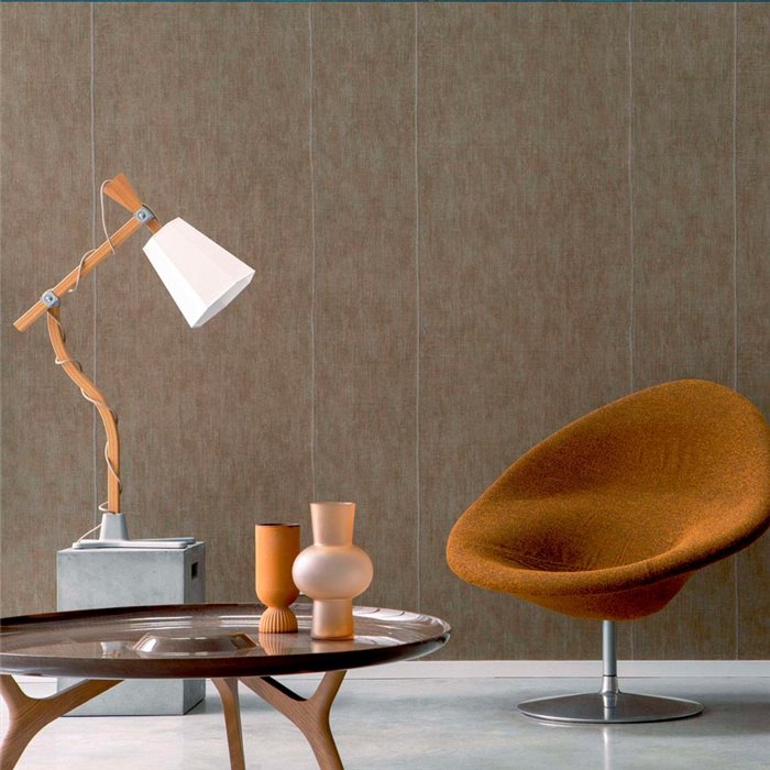 Elitis|Brown raffia wallpaper with high-quality texture|Wallpaper