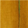 Elitis|Papier peint fibre de raphia végétal moutarde avec rayures vertes|Papier Peint
