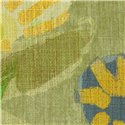 Elitis|Floral wallpaper with large retro daisies|Wallpaper