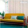 Elitis|Decorative wallpaper with artisanal raffia effect in green|Wallpaper