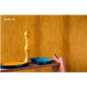 Elitis|Decorative wallpaper with artisanal raffia effect in green|Wallpaper