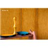 Elitis|Decorative wallpaper with artisanal raffia effect in green|Wallpaper