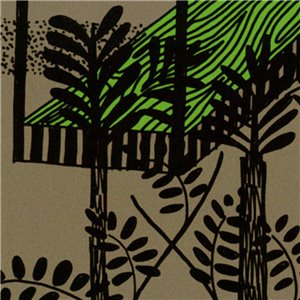 Khroma|Art-Déco-Tapete mit grauen und braunen Würfeln|Tapeten