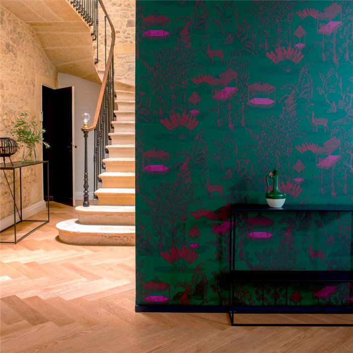 Elitis|Wallpaper inspired by miniature Indian painting|Wallpaper