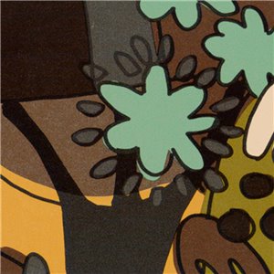 Elitis|Bäuerliche Tapete mit Blumenillustrationen|Tapeten
