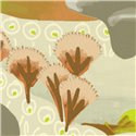 Elitis|Figurative wallpaper, oriental landscape with hills and trees|Wallpaper
