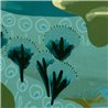 Elitis|Papier peint paysage avec arbres verts, style oriental|Papier Peint