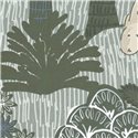 Elitis|Papier peint avec scène de forêt enchantée et animaux|Papier Peint