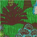 Elitis|Papier peint avec illustration de forêt fantastique et faune|Papier Peint