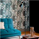 Elitis|Bucolic wallpaper with floral illustrations|Wallpaper