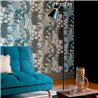 Elitis|Bucolic wallpaper with floral illustrations|Wallpaper