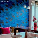Elitis|Figurative wallpaper, oriental landscape with hills and trees|Wallpaper