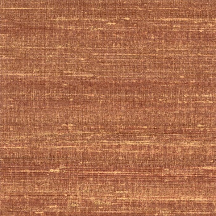 Papel pintado imitación seda natural marrón cobrizo - Élitis Soie changeante VP92870
