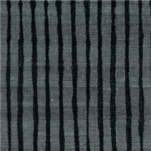 Elitis|Tapete mit unregelmäßigen grünen Streifen, hochwertige Textiloptik|Tapeten