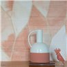 Elitis|Orientalische Seidentapete in Beige und Rosé|Tapeten