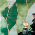 Elitis|Papier peint mosaïque de soie effet aquarelle vert|Papier Peint