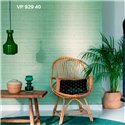 Elitis|Wallpaper with black textile-effect stripes, high-quality vinyl|Wallpaper
