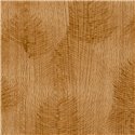 Elitis|Papier peint anneaux sculptés marron doré, effet bois|Papier Peint