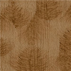Elitis|Weiße Holztapete mit Reliefringen|Tapeten