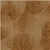 Elitis|Holztapete in Braun mit Reliefringen|Tapeten