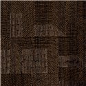 Elitis|Papier peint effet bois sculpté marron et noir, haut de gamme|Papier Peint