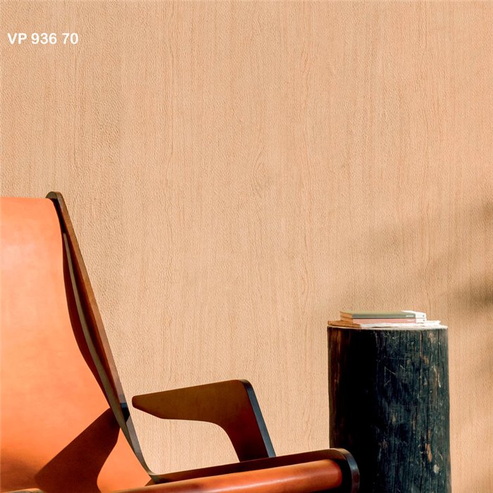 Elitis|Papier peint effet bois avec reliefs vert grisâtre|Papier Peint