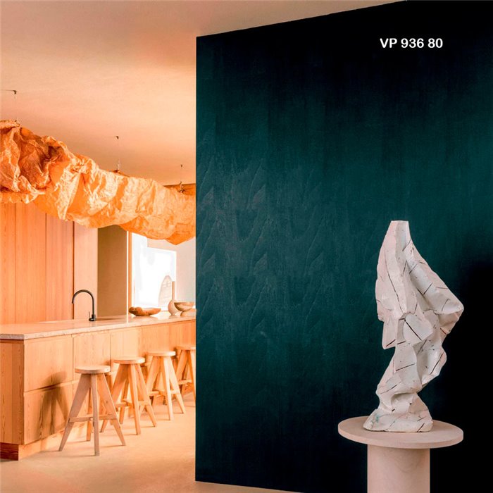 Elitis|Papel pintado madera marrón dorado con relieve de alta gama|Papel Pintado