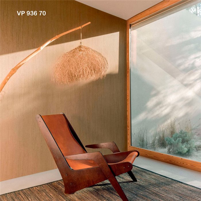 Elitis|Vinyl wallpaper with embossed wood effect|Wallpaper