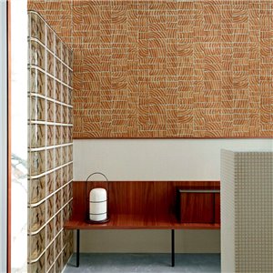 Casamance|Moderne Intarsien Tapete elfenbein|Hochwertige 2