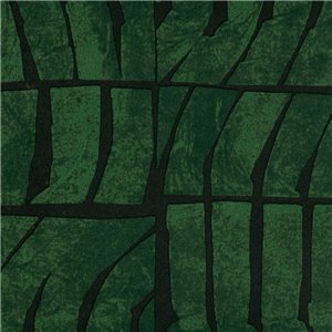 Elitis|Moderne Tapete in brauner Wellenform|Tapeten