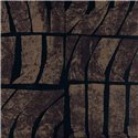 Elitis|Modern wallpaper with brown wave design|Wallpaper