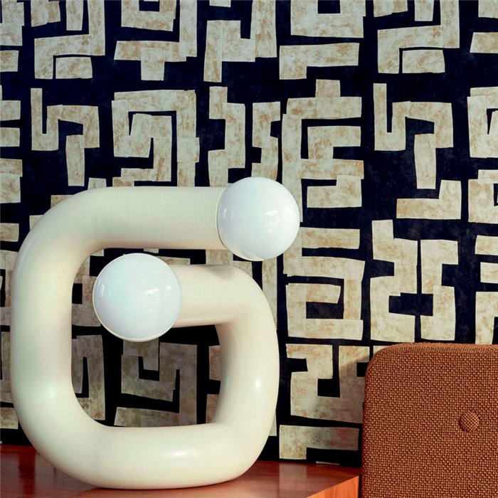 Elitis|Japanese wallpaper with black and white kanji alphabet|Wallpaper