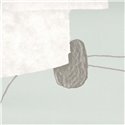 Elitis|Papier peint moderne design art contemporain gris clair et blanc|Papier Peint