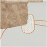 Elitis|Abstract contemporary style wallpaper in light tones|Wallpaper