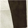 Elitis|Papier peint art moderne, composition géométrique noir verdâtre et beige|Papier Peint